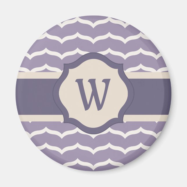 Flourished Zigzag Magnet (Front)