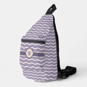 Flourished Zigzag Sling Bag