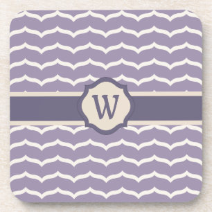 Flourished Zigzag Square Coaster