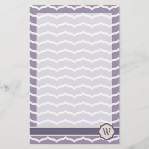 Flourished Zigzag Stationery