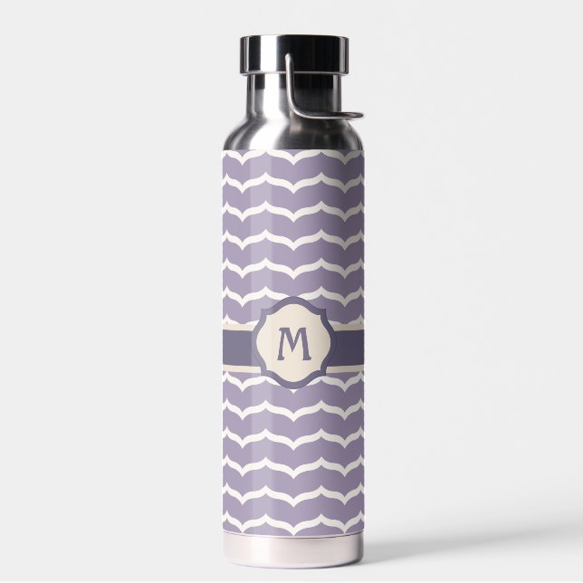Flourished Zigzag Water Bottle (Left)