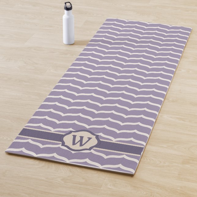 Flourished Zigzag Yoga Mat (In Situ)