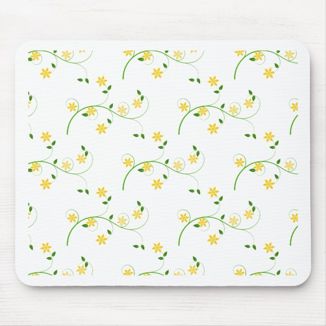 Flourishes and Flowers Mouse Pad (Front)