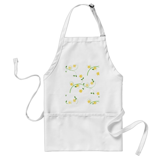 Flourishes and Flowers Standard Apron (Front)