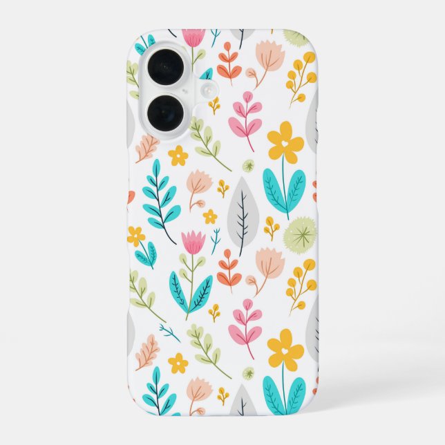 Flourishing Botanicals iPhone 16 Case (Back)
