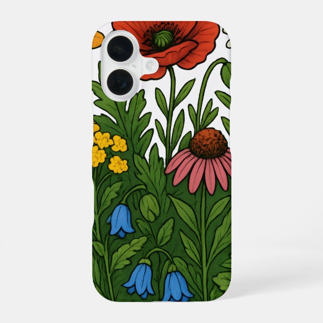 Flours coques iphone 16 iPhone 16 case (Back)