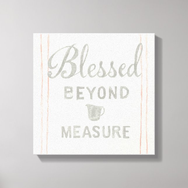 Floursack Kitchen VI Canvas Print (Front)