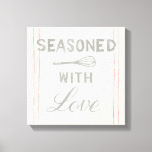 Floursack Kitchen VII Canvas Print