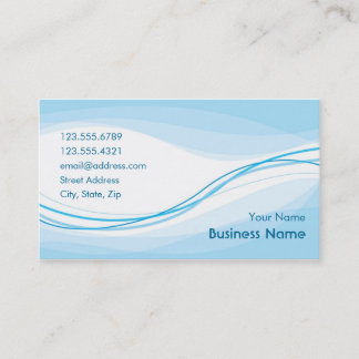Flow Business Card (blue)