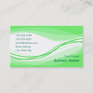 Flow Business Card (green)