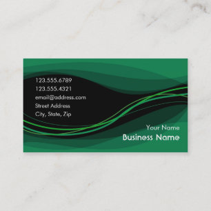 Flow Business Card (night green)