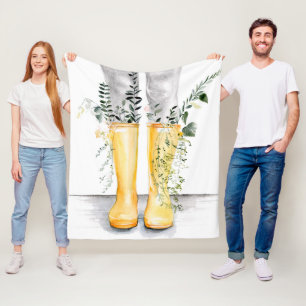 Flow & Grow I Fleece Blanket