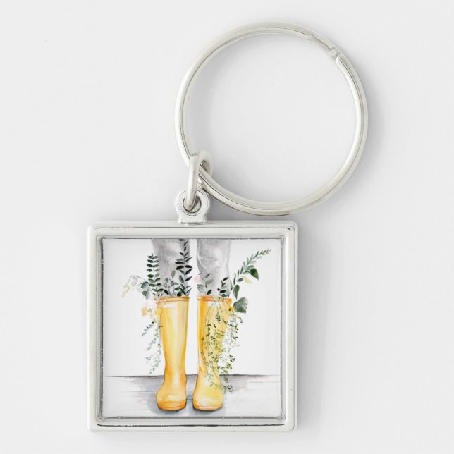 Flow & Grow I Keychain (Front)