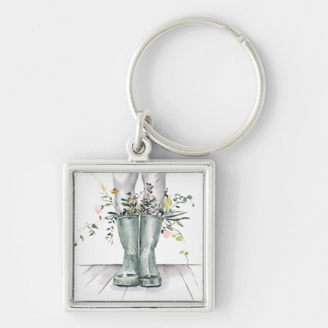 Flow & Grow II Keychain (Front)