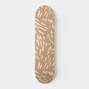 Flow in Tan and Cream Skateboard