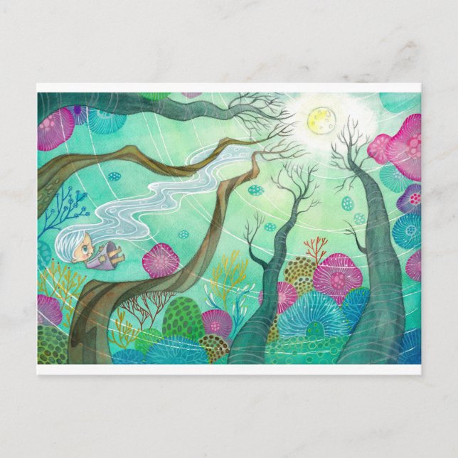 Flow like water postcard (Front)