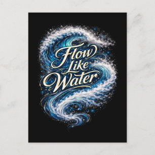Flow Like Water Postcard