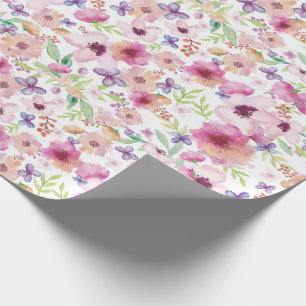 Flow - LONDON - Floral Matt Wrapping Paper