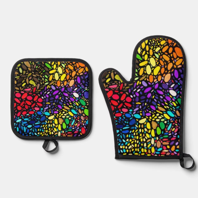 Flow Oven Mitt & Pot Holder Set (Front)