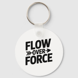 Flow Over Force Yin Yang Yoga Lance Apparel _1 Keychain