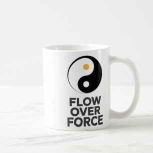 Flow Over Force Yin Yang Yoga Lance Apparel _2  Coffee Mug