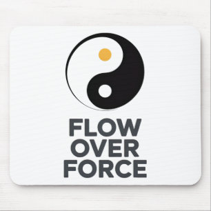 Flow Over Force Yin Yang Yoga Lance Apparel _2 Mouse Pad