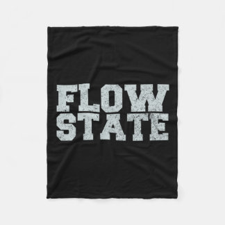 Flow State - Vintage Distressed Flow State Fleece Blanket