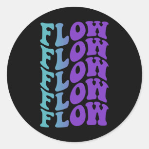 Flow Suicide Prevention Mental Health Awareness Classic Round Sticker