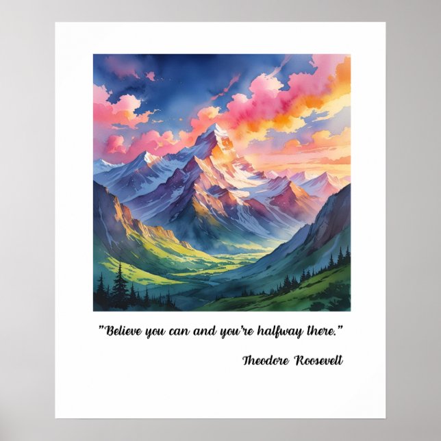 Flow with Belief Poster (Front)