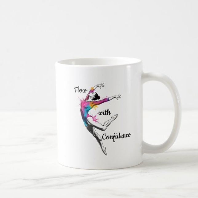 Flow with Confidence – Artistic Gymnastics Mug (Right)