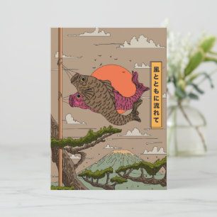 Flow with the Wind Koinobori Invitation