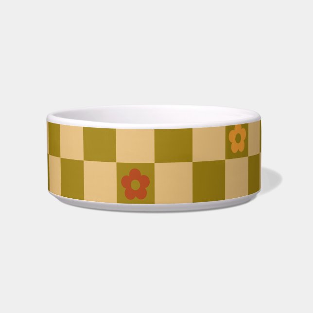 Flowe Checkered Pattern - No. 02 Bowl (Front)