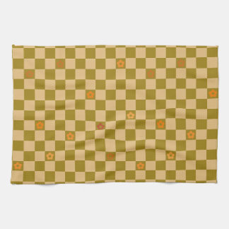 Flowe Checkered Pattern - No. 02 Kitchen Towel