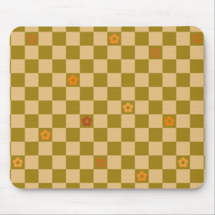 Flowe Checkered Pattern - No. 02 Mouse Pad