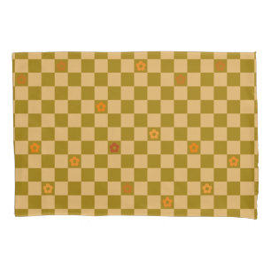 Flowe Checkered Pattern - No. 02 Pillowcase