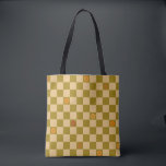Flowe Checkered Pattern - No. 02 Tote Bag<br><div class="desc">A seamless repeating pattern featuring a harmonious arrangement of shapes and colors. Designed to add a unique and stylish touch to everyday items.</div>