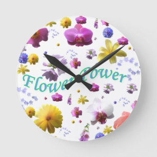 flowe power round clock
