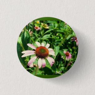 Flower 1 Inch Round Button