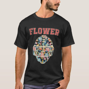 Flower 29 Wild Goalie Fleury Minnesota Pro Ice Hoc T-Shirt