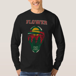Flower 29 Wild Goalie Fleury Minnesota Pro Ice Hoc T-Shirt