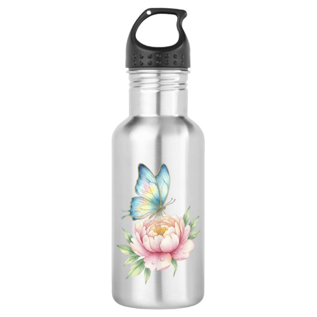 Flower 532 Ml Water Bottle (Front)