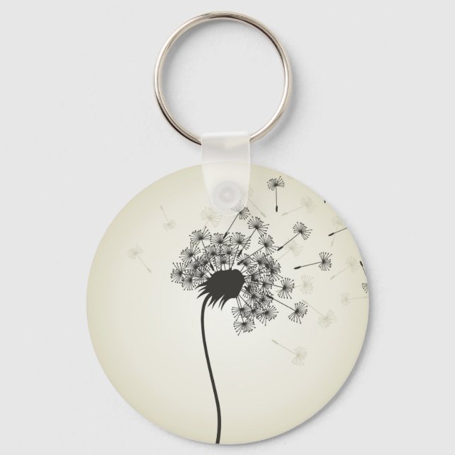 Flower a dandelion keychain (Front)
