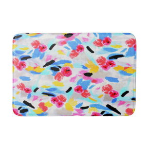 Flower Abstract Bath Mat