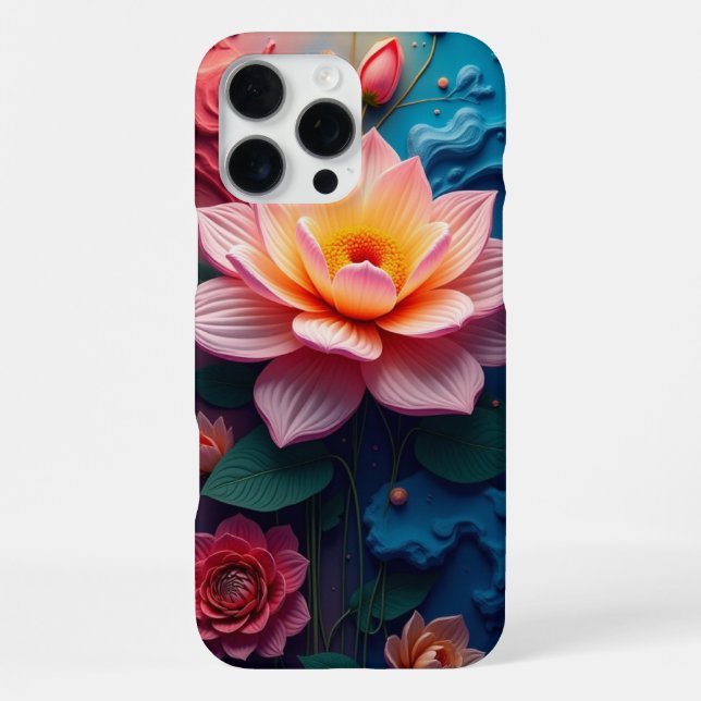 Flower Abstract iPhone Case (Back)