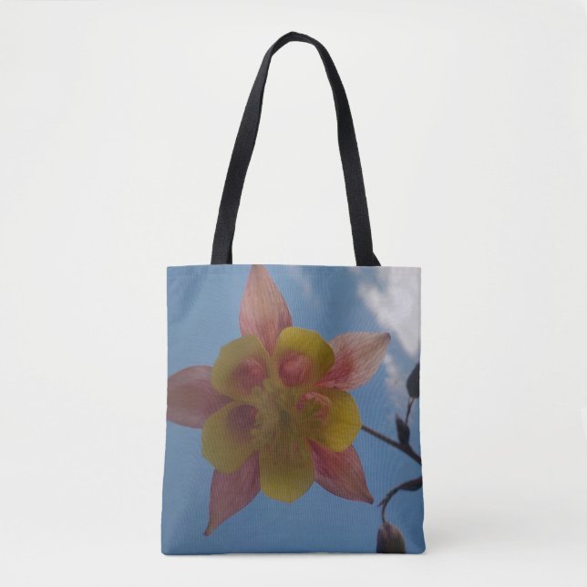 Flower Against Sky Tote Bag (Front)