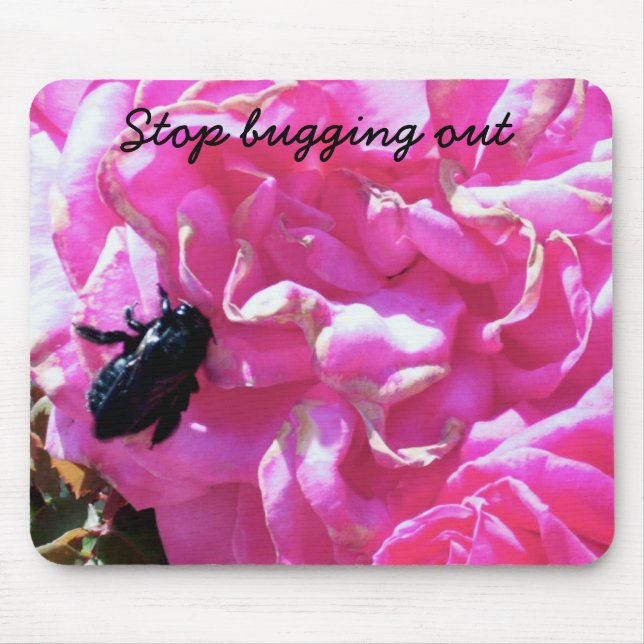 Flower and a Bug_ Mouse Pad (Front)