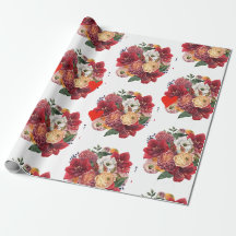 Flower and Heart Romantic Floral Design