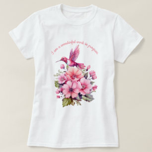 flower and humming bird inspiration T-Shirt