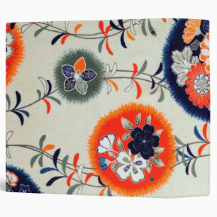 Flower and Leaf Pattern, Japanese Design Binder