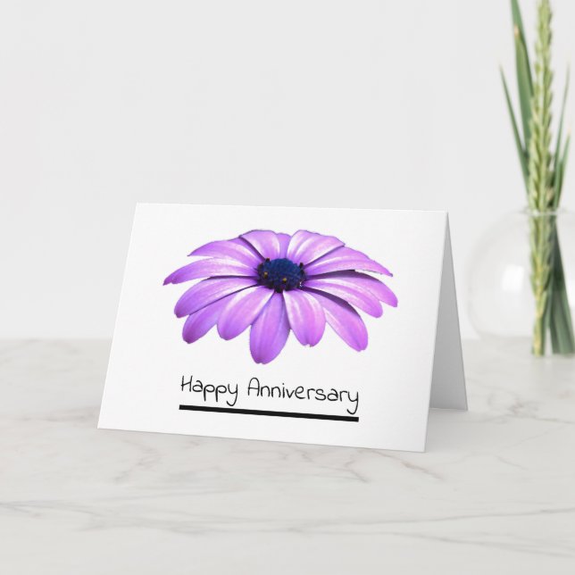 Flower Anniversary Card (Front)